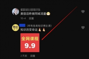 被动获取流量的赚钱项目:抖音评论截流卖资料,也能日入200元