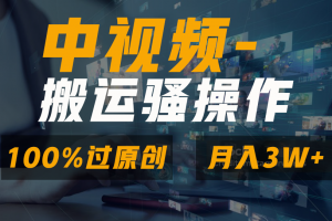 无脑双重去重原创视频,100%中视频+视频号分成计划,一键多平台发布小白…