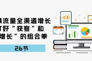 引爆流量 全渠 道增长,打好“获客”和“增长”的组合拳-26节