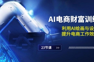 AI电商-财富训练营:利用AI绘画与设计,提升电商工作效率(23节课)