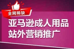 全网稀缺!亚马逊成人用品站外营销推广,教你引爆站外流量,开启爆单模式