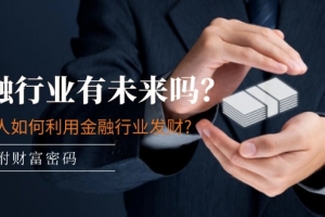 公众号付费文章:金融行业有未来吗?普通人如何利用金融行业发财?(附财富密码)