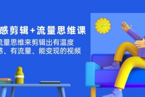 高级感 剪辑+流量思维:用流量思维剪辑出有温度/有质感/有流量/能变现视频