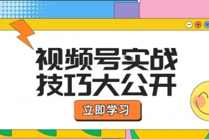 视频号实战技巧大公开:选题拍摄、运营推广、直播带货一站式学习
