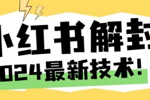 2024最新小红书账号封禁解封方法,无限释放手机号