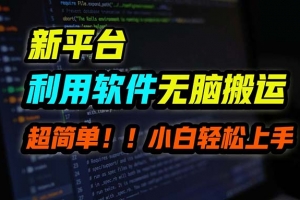 B站平台用软件无脑搬运,月赚10000+,小白也能轻松上手