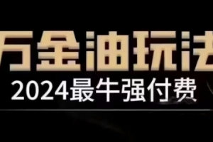 2024最牛强付费,万金油强付费玩法,干货满满,全程实操起飞
