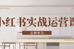 小红书实战运营课:从开通店铺到直播话术,打造爆款笔记与高效直播