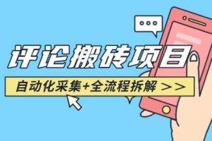 悟空采集评论搬砖_评论搬砖+自动采集【完整攻略】