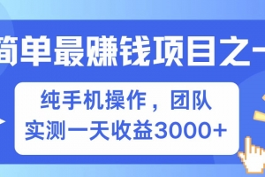 全网首发!7天赚了2.6w,小白必学,赚钱项目!