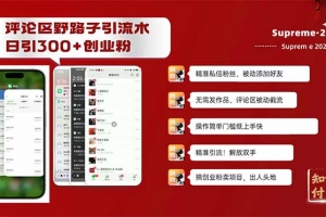 评论区野路子截流创业粉新方法,日被动加300+创业粉,精准引流被动添加…