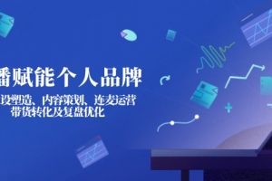 直播赋能个人品牌:IP人设塑造、内容策划、连麦运营、带货转化及复盘优化