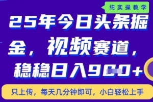 今日头条视频赛道最新玩法,每天十分钟,保底日入9张+