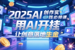 2025AI创作实践必修课,用AI开挂,让创意落地生金