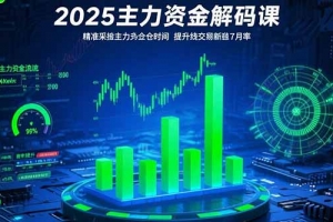 2025主力资金解码课:精准捕捉主力建仓时机,提升短线交易胜率(更新7月)