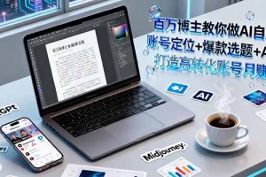 百万博主教你做AI自媒体:账号定位+爆款选题+AI创作 打造高转化账号月赚5w