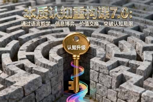 本质认知重构课7.0:通过语言哲学、信息博弈、价值交换,突破认知局限